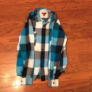 Flannel Blue Button down